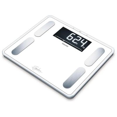 Beurer BF410 Signature Line Bilancia Diagnostica XXL, 200 kg, Bianca