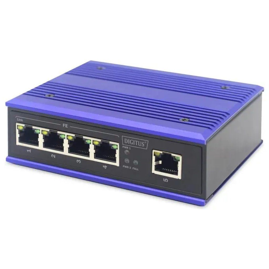 DIGITUS DN-650105 Switch industriale Fast Ethernet 5 porte