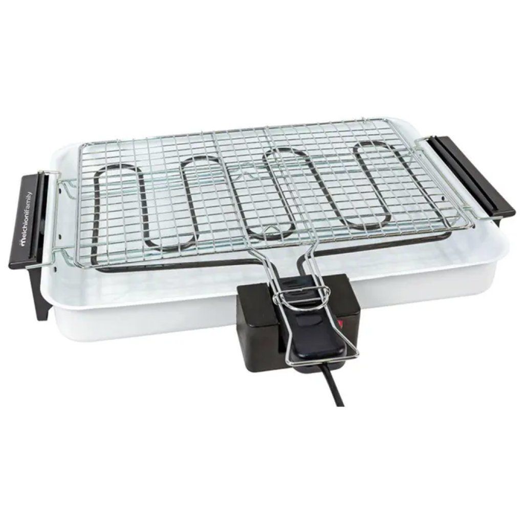 Melchioni Family Spiedina Maxi Griglia Elettrica 2300 W, Piastre Asportabili, 52 x 38 cm Melchioni Family Spiedina Maxi Griglia Elettrica 2300 W, Piastre Asportabili, 52 x 38 cm
