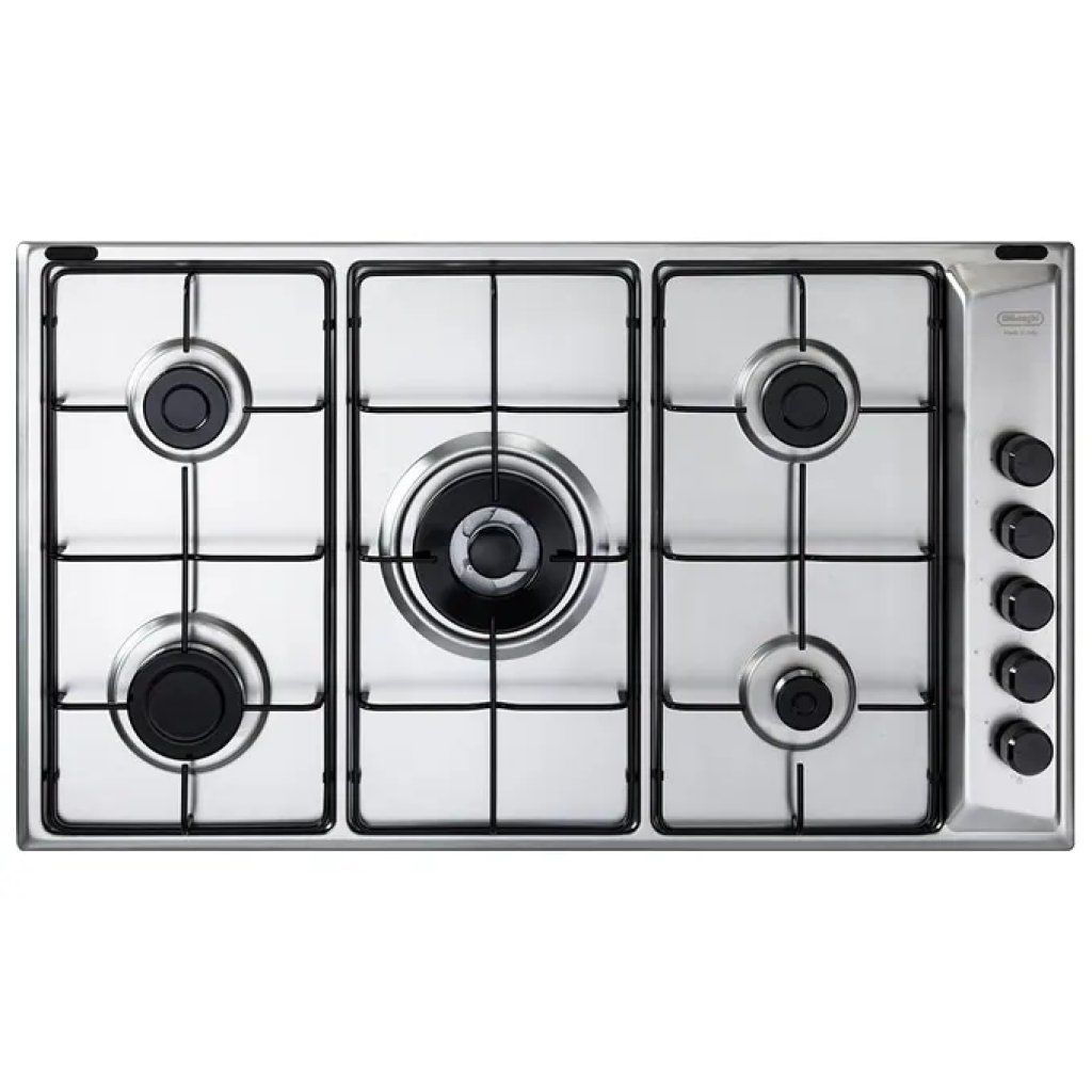 DELONGHI De'Longhi FLA59DD Family Piano Cottura a Gas 86 cm, 5 Fuochi, Inox DELONGHI De'Longhi FLA59DD Family Piano Cottura a Gas 86 cm, 5 Fuochi, Inox