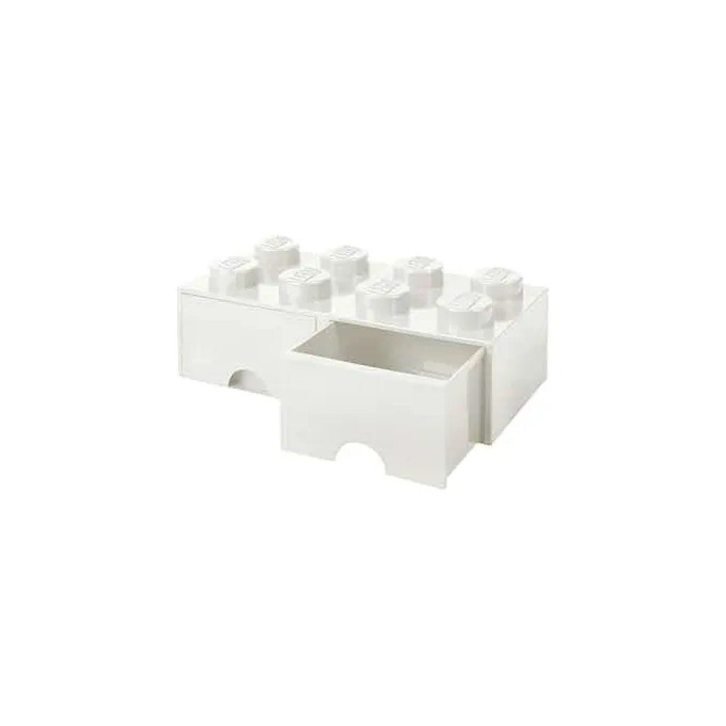 Room Copenhagen LEGO Brick Drawer 8 – Cassettiera bianca con 2 cassetti Room Copenhagen LEGO Brick Drawer 8 – Cassettiera bianca con 2 cassetti