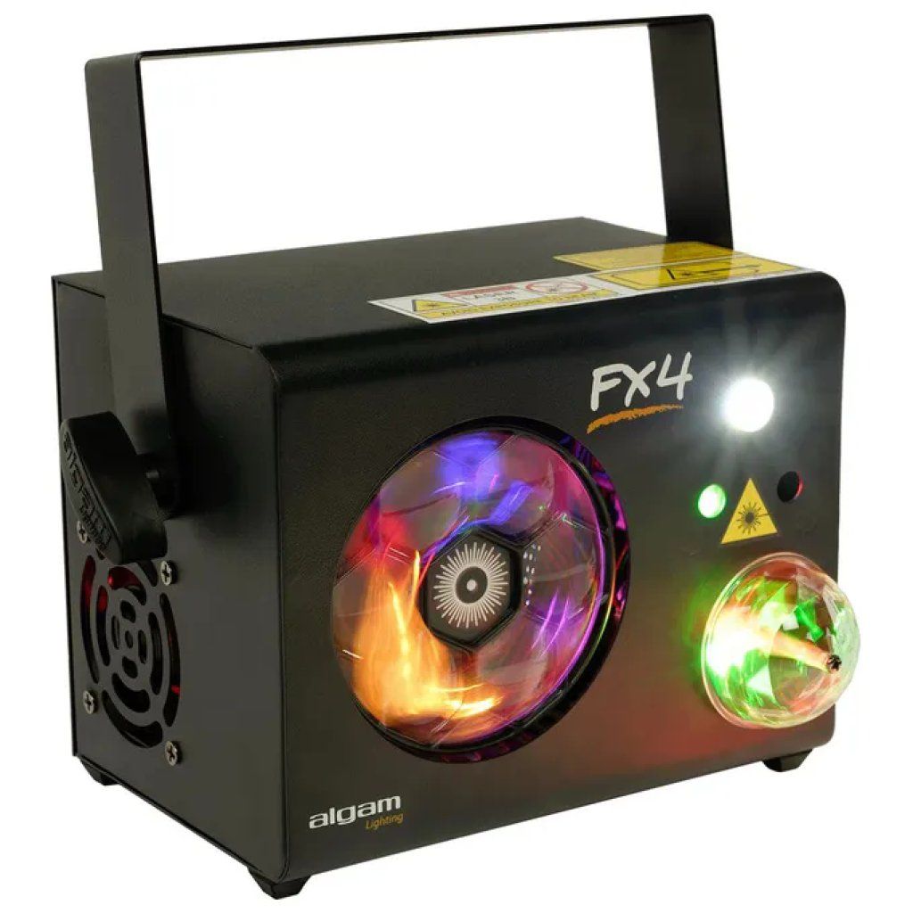 Algam Lighting FX-4 – Proiettore LED 4-in-1 con laser Algam Lighting FX-4 – Proiettore LED 4-in-1 con laser