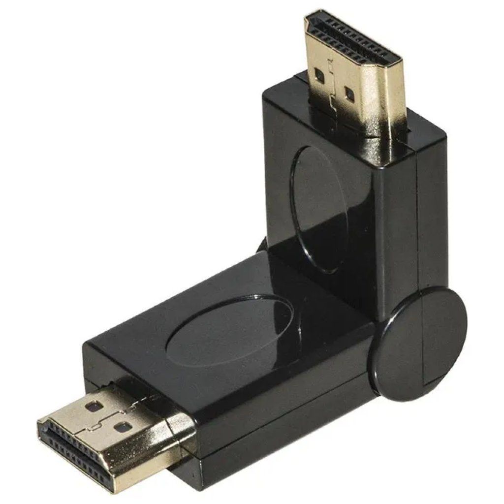 LINK Adattatore HDMI Maschio-Maschio Inclinabile 90°–180° LINK Adattatore HDMI Maschio-Maschio Inclinabile 90°–180°