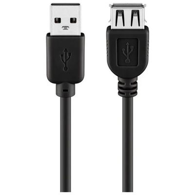 LINK Goobay 68622 Cavo prolunga USB-A 2.0, 30 cm, nero LINK Goobay 68622 Cavo prolunga USB-A 2.0, 30 cm, nero