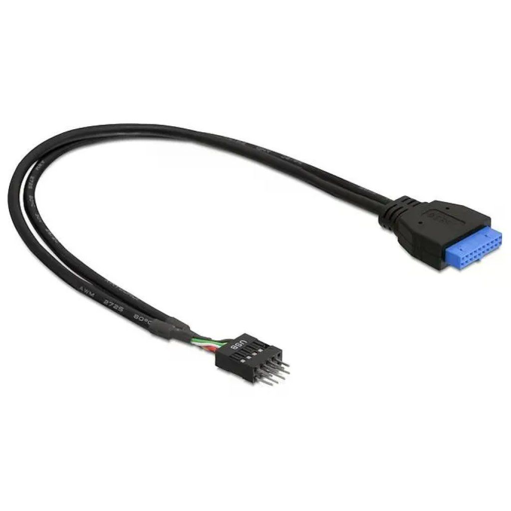 DeLOCK Cavo adattatore interno USB 3.0 19 pin a USB 2.0 8 pin, 45 cm DeLOCK Cavo adattatore interno USB 3.0 19 pin a USB 2.0 8 pin, 45 cm