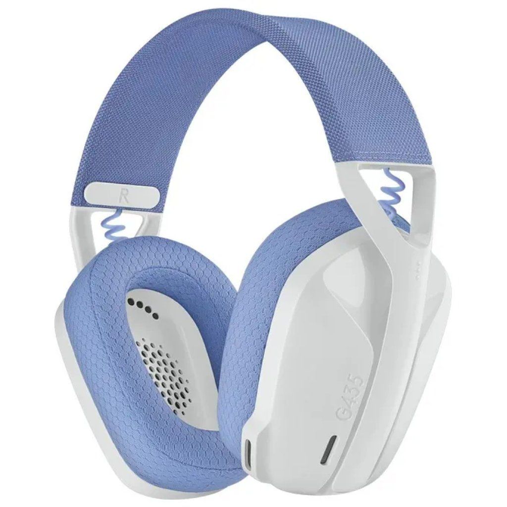 Logitech G435 G Series Cuffie Gaming Wireless Bluetooth e LIGHTSPEED – Off White/Lilac Logitech G435 G Series Cuffie Gaming Wireless Bluetooth e LIGHTSPEED – Off White/Lilac
