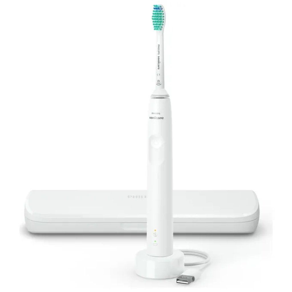 Philips Sonicare 3100 HX3673/13 Spazzolino Elettrico Sonico Bianco