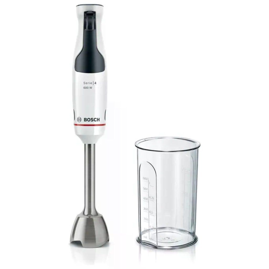 Bosch Serie 4 MSM4W210 Frullatore a Immersione 600 W con Bicchiere Graduato