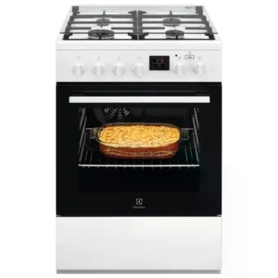 Electrolux LKK640200W Cucina Mista Bianca con Forno Elettrico Ventilato