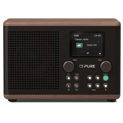 PURE Classic H4 Radio DAB+/FM Bluetooth 5.3 Coffee Black e Walnut PURE Classic H4 Radio DAB+/FM Bluetooth 5.3 Coffee Black e Walnut