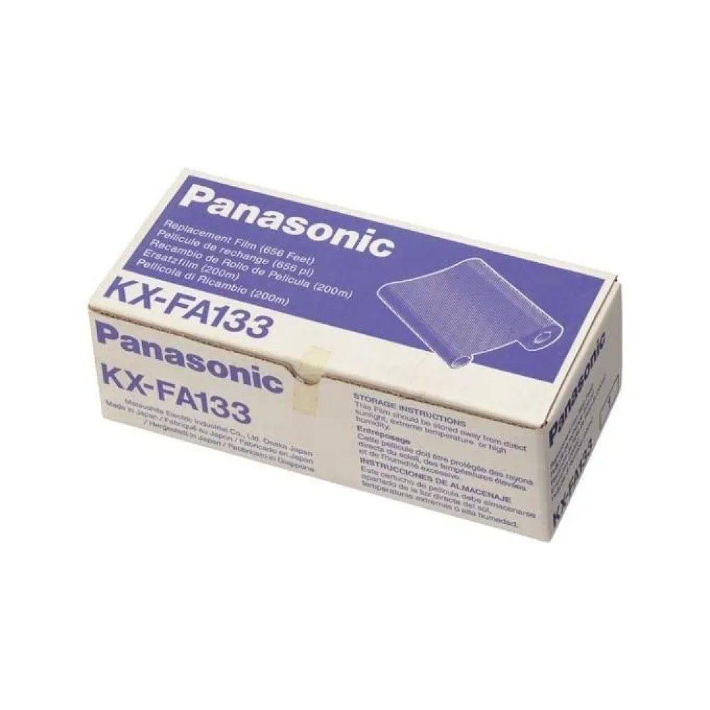 Panasonic KX-FA133X Pellicola Termica per Fax, 200 m, Nero Panasonic KX-FA133X Pellicola Termica per Fax, 200 m, Nero