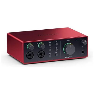 Focusrite Scarlett 4i4 Gen 4 – Interfaccia audio USB-C, 4 ingressi e 4 uscite