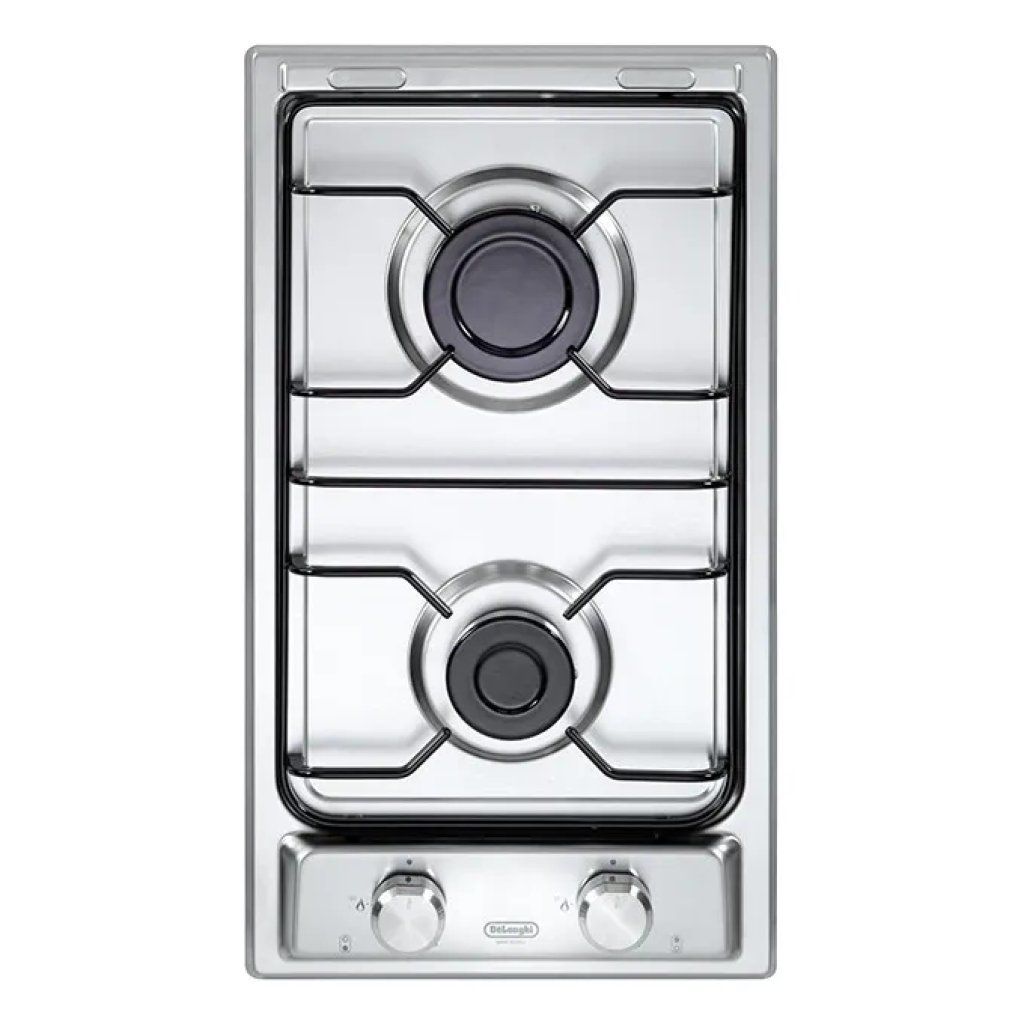 DELONGHI De’Longhi I 23 D Piano Cottura a Gas Domino, 2 Fuochi, 30 cm, Acciaio Inox DELONGHI De’Longhi I 23 D Piano Cottura a Gas Domino, 2 Fuochi, 30 cm, Acciaio Inox