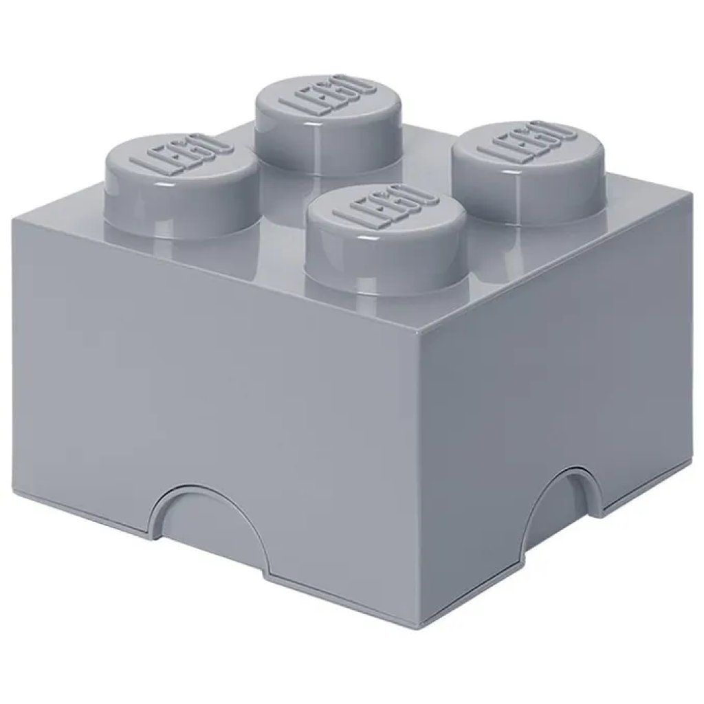 ROOM COPENHAGEN LEGO Storage Brick 4000 – Contenitore impilabile grigio, 8,47 L ROOM COPENHAGEN LEGO Storage Brick 4000 – Contenitore impilabile grigio, 8,47 L