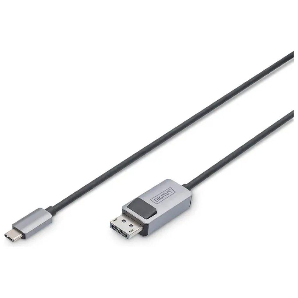 Digitus DB-300334-020-S – Cavo USB-C a DisplayPort 1.4, 8K 30 Hz, 2 m, nero Digitus DB-300334-020-S – Cavo USB-C a DisplayPort 1.4, 8K 30 Hz, 2 m, nero