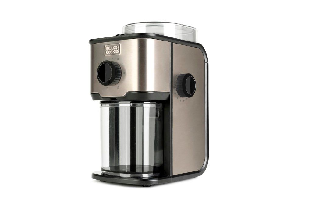 BLACK+DECKER BXCG151E Macinacaffè Elettrico in Acciaio Inox