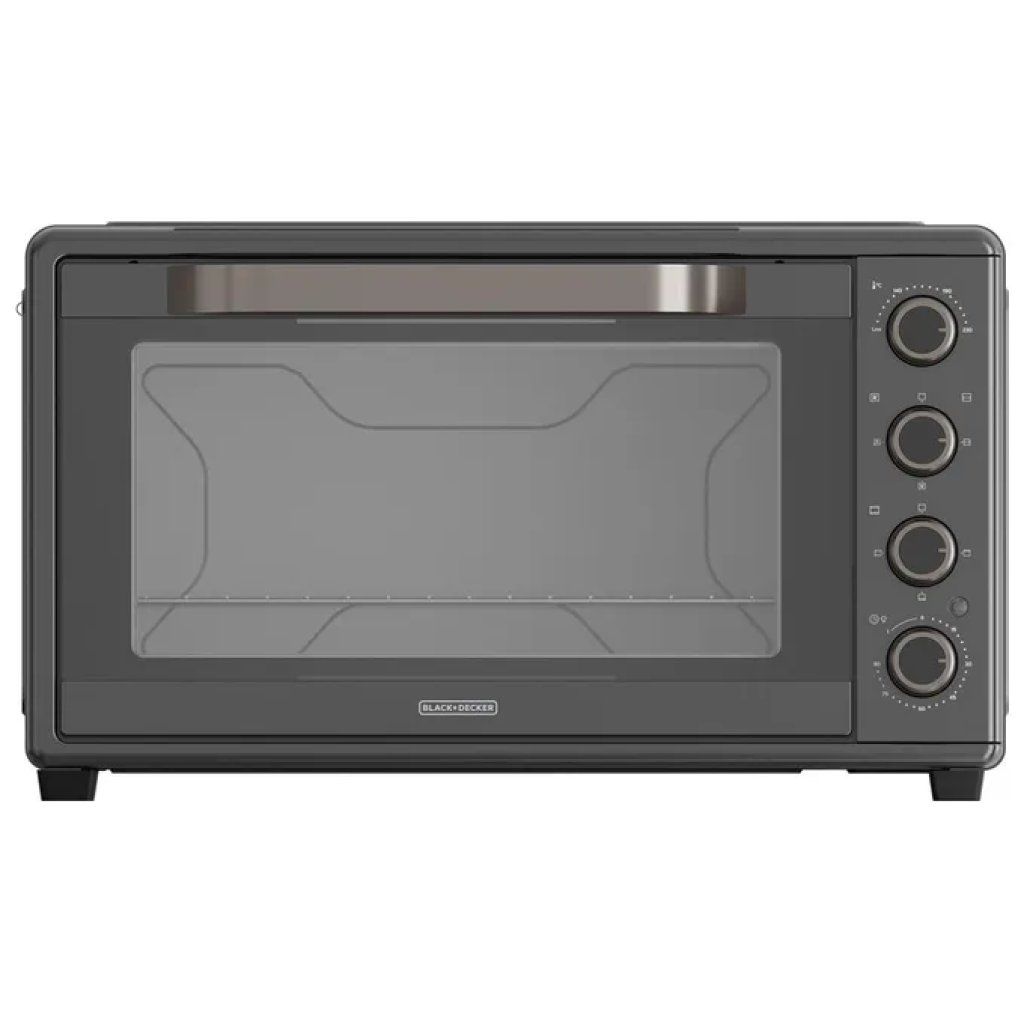 BLACK+DECKER BXOV6000E Forno Elettrico Ventilato 60 L, 2000 W, 15 Funzioni, Girarrosto, Grigio Antracite BLACK+DECKER BXOV6000E Forno Elettrico Ventilato 60 L, 2000 W, 15 Funzioni, Girarrosto, Grigio Antracite