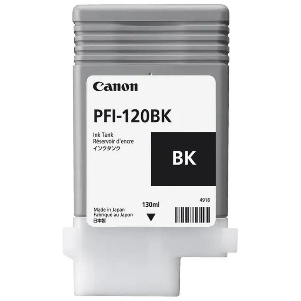 CANON Cartuccia Canon PFI-120BK nera a pigmenti, 130 ml CANON Cartuccia Canon PFI-120BK nera a pigmenti, 130 ml