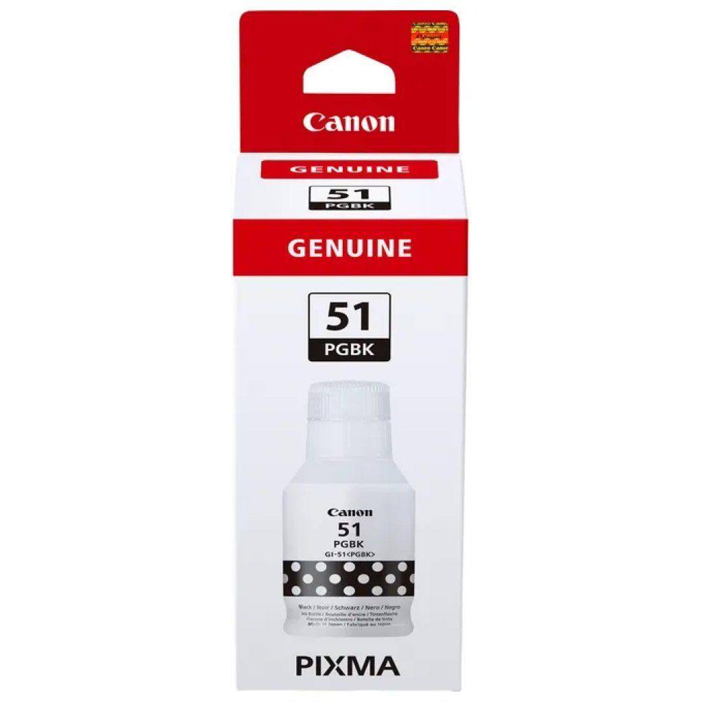 Canon GI-51PGBK Inchiostro Nero Pigmentato Originale, 135 ml