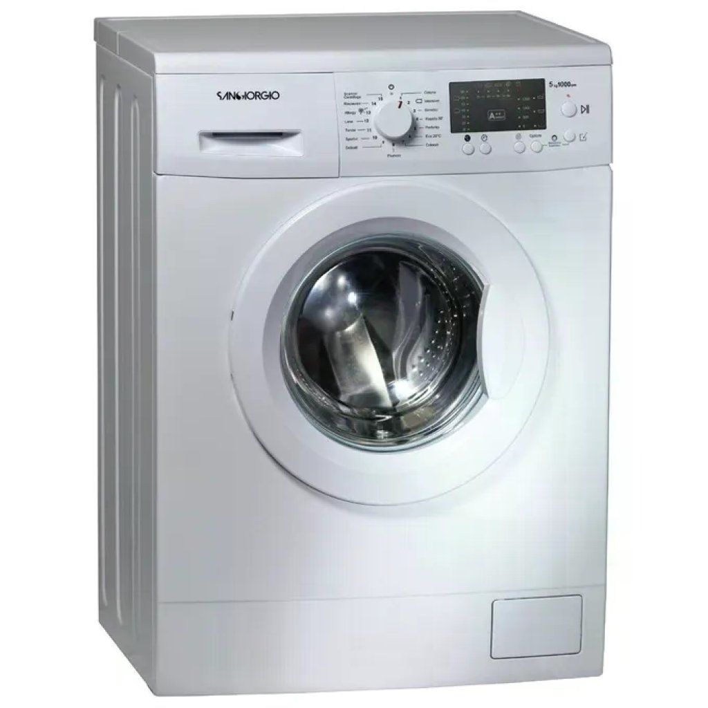 SANGIORGIO Lavatrice SanGiorgio F510L a carica frontale, 5 kg, 1000 giri/min, classe E SANGIORGIO Lavatrice SanGiorgio F510L a carica frontale, 5 kg, 1000 giri/min, classe E