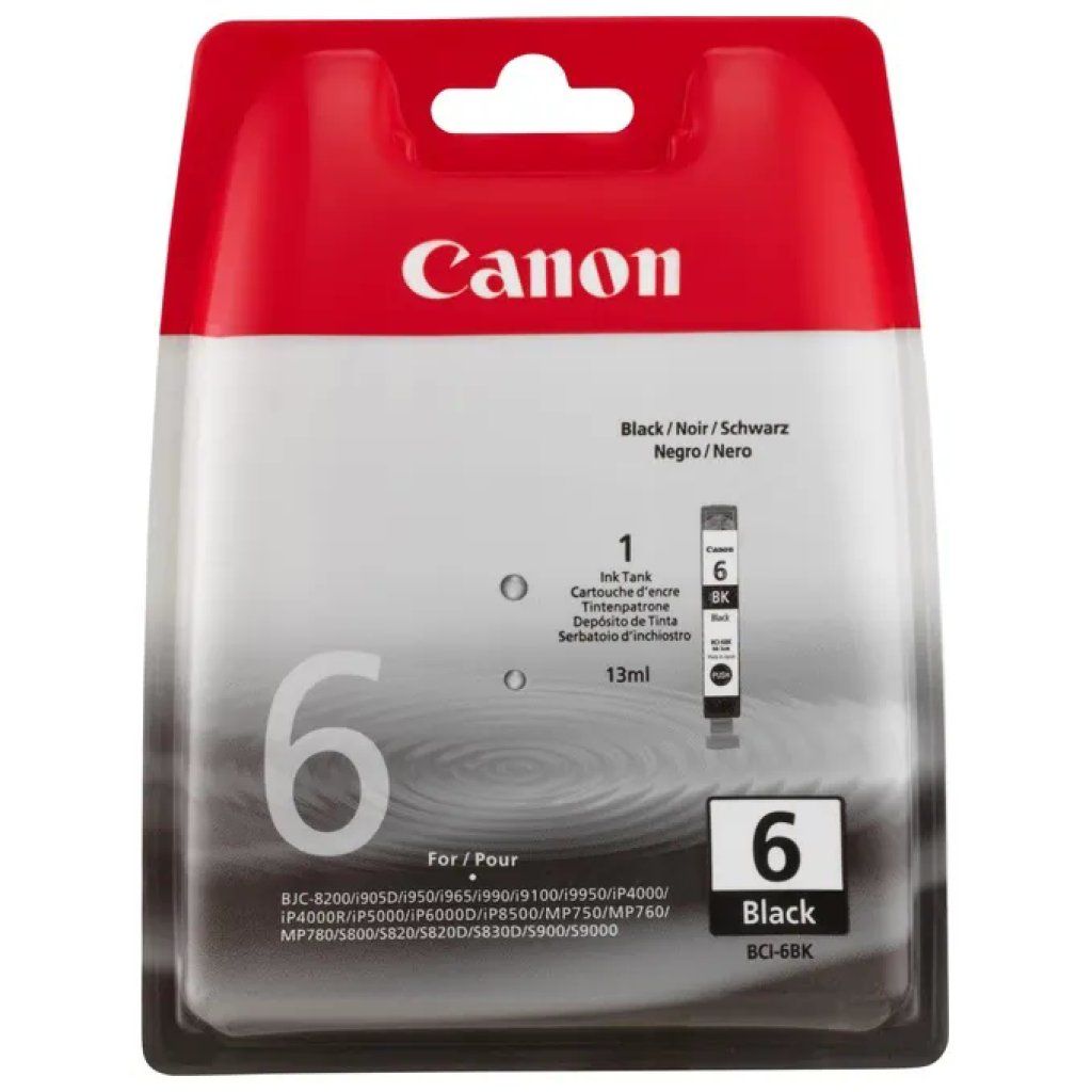 Canon BCI-6BK Cartuccia d’inchiostro nero per BJC-8200