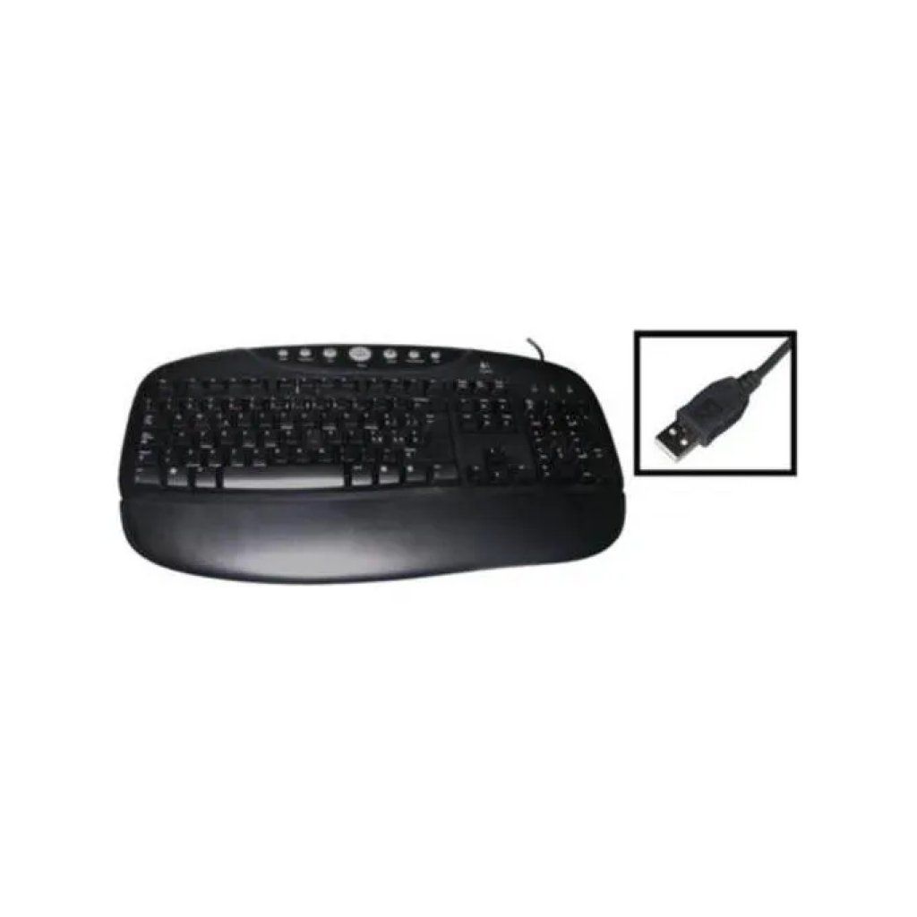 Logitech K120 Tastiera USB Cablata per Windows e Linux, Layout Completo, Tasti Silenziosi, Nera Logitech K120 Tastiera USB Cablata per Windows e Linux, Layout Completo, Tasti Silenziosi, Nera