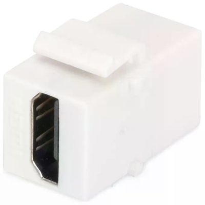 DIGITUS Keystone HDMI 2.0 Femmina-Femmina, Bianco