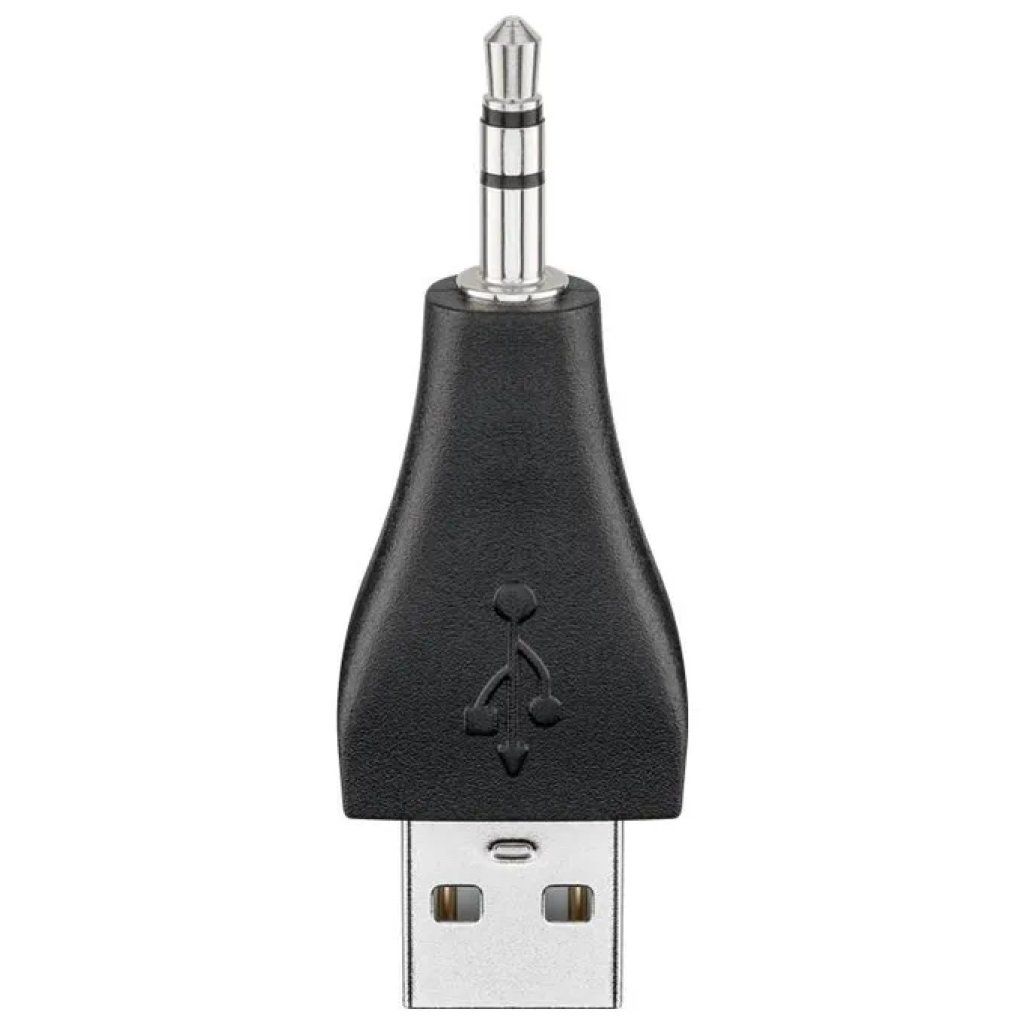 Wentronic adattatore USB-A maschio a jack audio da 3,5 mm maschio