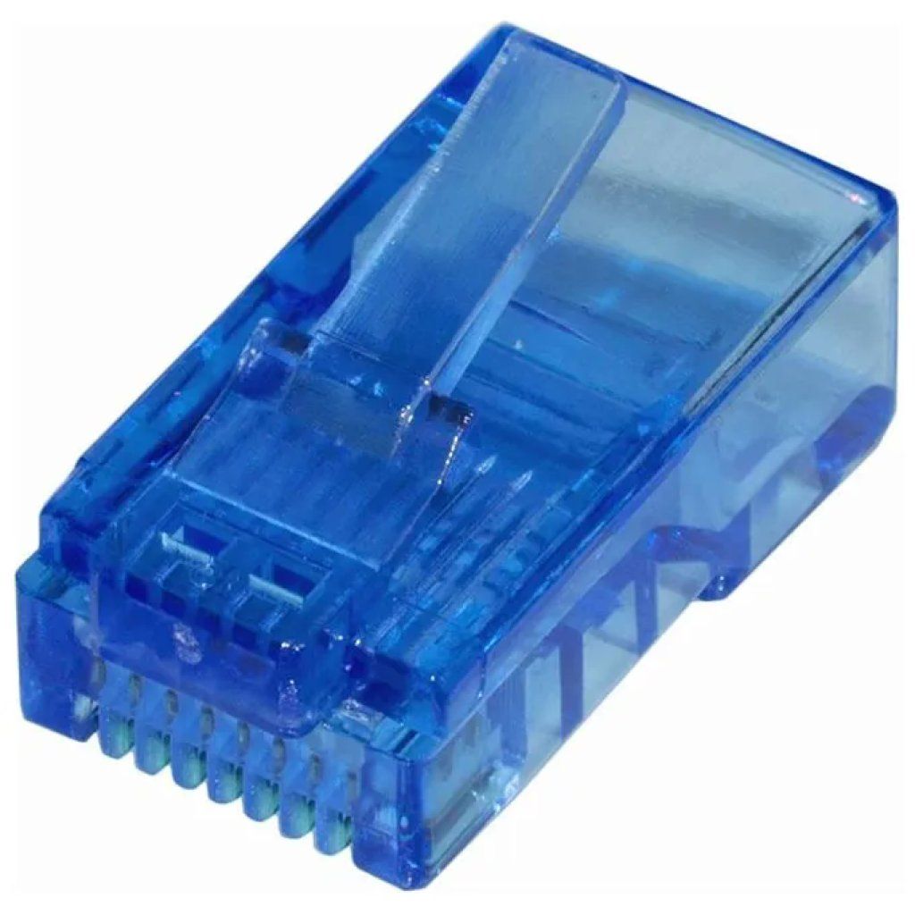 Link LKPL85B – Connettori RJ45 Cat 5E UTP blu, 100 pezzi