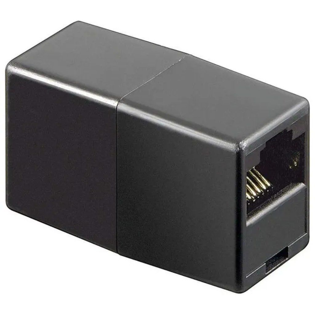 DIGITUS Goobay 50260 Accoppiatore RJ45 Femmina-Femmina 8P8C Nero DIGITUS Goobay 50260 Accoppiatore RJ45 Femmina-Femmina 8P8C Nero