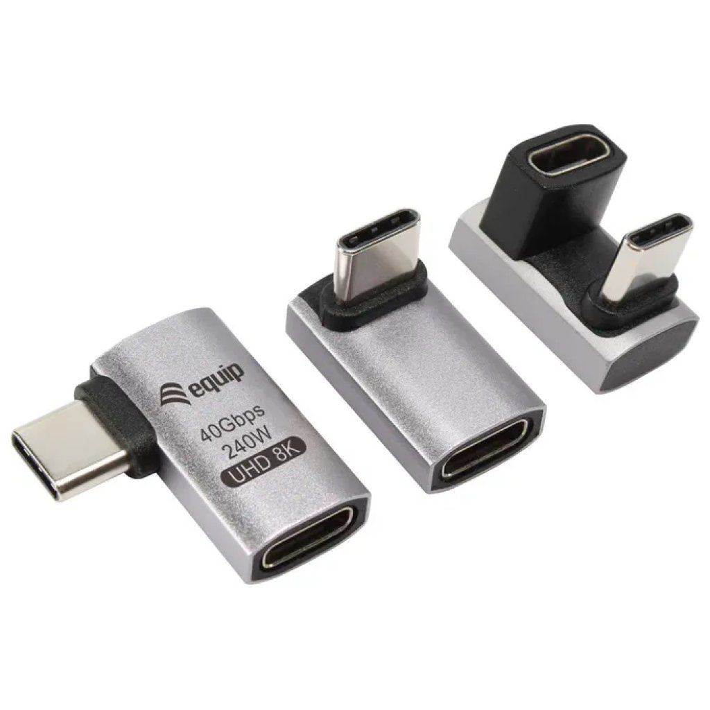 EQUIP Set 3 Adattatori USB4 USB-C 40 Gbps, PD 240 W, 8K EQUIP Set 3 Adattatori USB4 USB-C 40 Gbps, PD 240 W, 8K