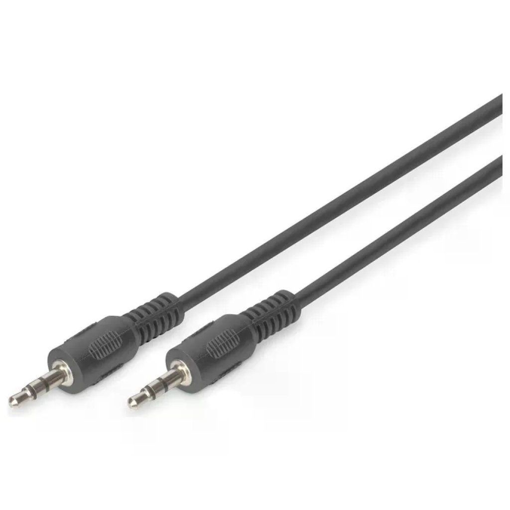 DIGITUS Cavo Audio Stereo Jack 3,5 mm Maschio-Maschio, 2,5 m, Nero DIGITUS Cavo Audio Stereo Jack 3,5 mm Maschio-Maschio, 2,5 m, Nero