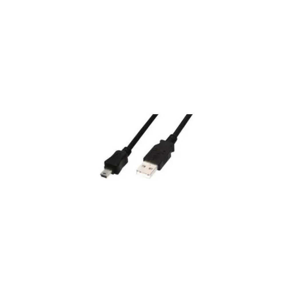 Digitus Cavo USB 2.0 USB-A Maschio - Mini USB-B Maschio, 1,8 m, Nero