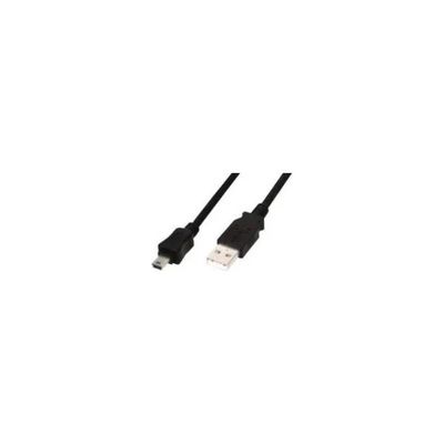 Digitus Cavo USB 2.0 USB-A Maschio - Mini USB-B Maschio, 1,8 m, Nero
