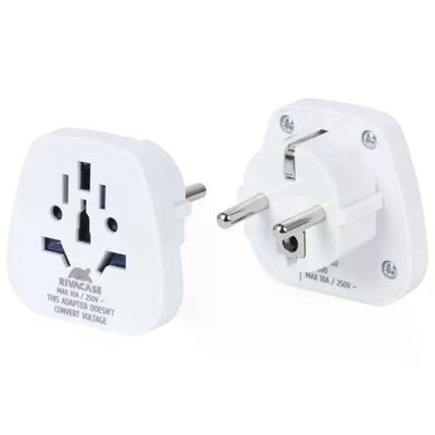 RIVACASE PS4100 W00 adattatore da presa tipo C a tipo G, bianco RIVACASE PS4100 W00 adattatore da presa tipo C a tipo G, bianco