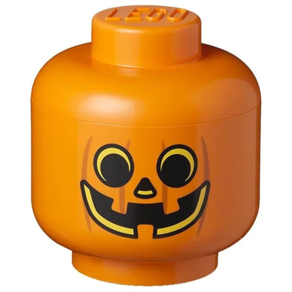 LEGO Contenitore Portaoggetti Zucca Halloween, Small, 2 L