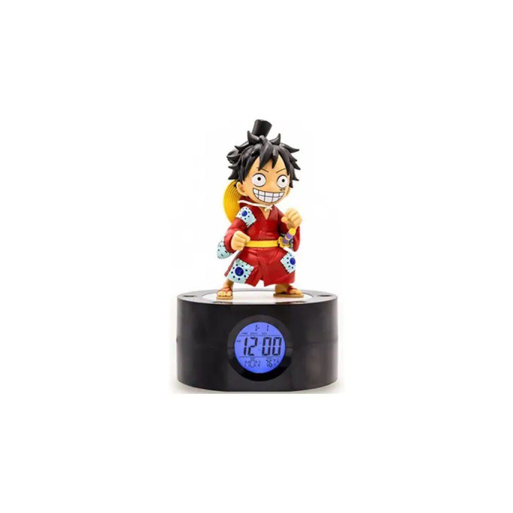 TEKNOFUN Sveglia Digitale con Lampada LED Luffy One Piece, 27 cm – Teknofun TEKNOFUN Sveglia Digitale con Lampada LED Luffy One Piece, 27 cm – Teknofun