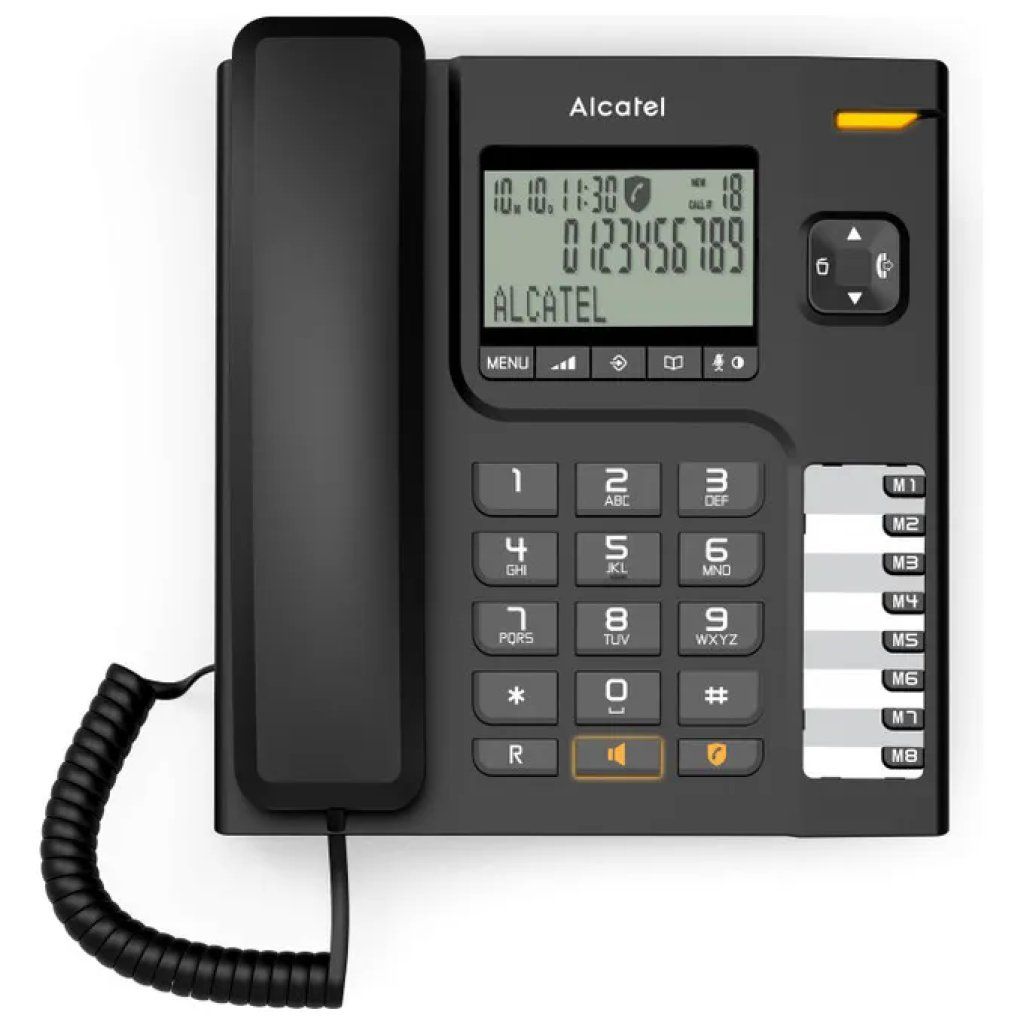 Alcatel T78 Telefono Fisso con Filo, Vivavoce e Blocco Chiamate, Nero Alcatel T78 Telefono Fisso con Filo, Vivavoce e Blocco Chiamate, Nero