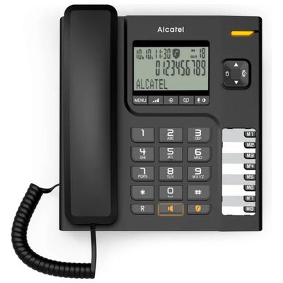 Alcatel T78 Telefono Fisso con Filo, Vivavoce e Blocco Chiamate, Nero Alcatel T78 Telefono Fisso con Filo, Vivavoce e Blocco Chiamate, Nero