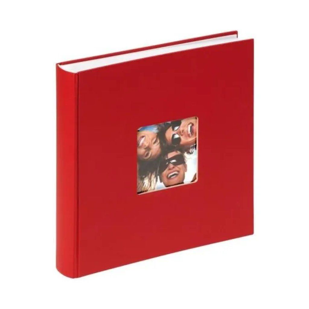 Walther Design Fun Album Fotografico Rosso 30 × 30 cm, 100 Pagine