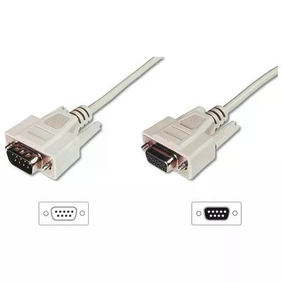 DIGITUS Cavo prolunga seriale D-Sub 9 pin maschio-femmina