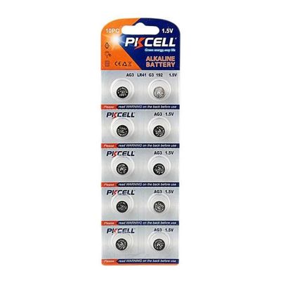 PKCELL Batterie Alcaline a Bottone AG3 – Blister da 10 PKCELL Batterie Alcaline a Bottone AG3 – Blister da 10