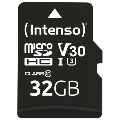 Intenso MicroSDHC 32 GB UHS-I U3 V30 con adattatore SD