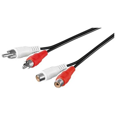 Wentronic Cavo RCA Audio/Video Maschio-Femmina, 1,5 m Wentronic Cavo RCA Audio/Video Maschio-Femmina, 1,5 m