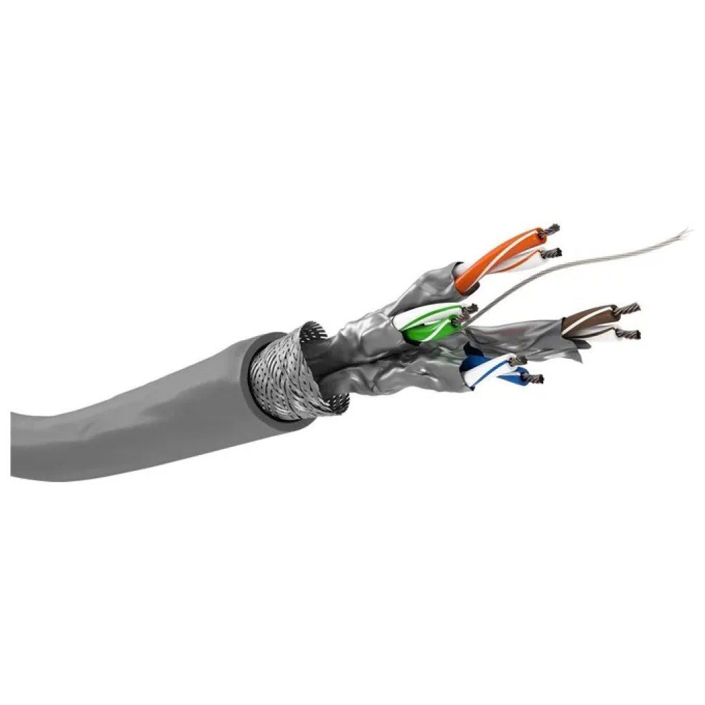 WENTRONIC Goobay 93954 Matassa Cavo Ethernet Cat 6 S/FTP LSZH 100 m Grigio WENTRONIC Goobay 93954 Matassa Cavo Ethernet Cat 6 S/FTP LSZH 100 m Grigio