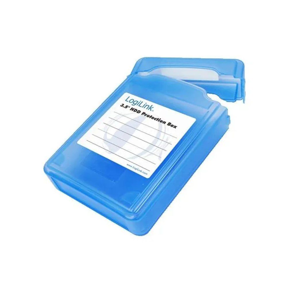 LogiLink UA0133 Custodia impermeabile per HDD da 3,5″ – Blu