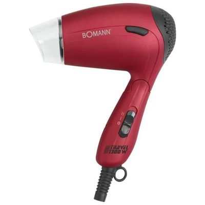 Bomann HTD 8005 CB Asciugacapelli da viaggio 1300 W Rosso Bomann HTD 8005 CB Asciugacapelli da viaggio 1300 W Rosso