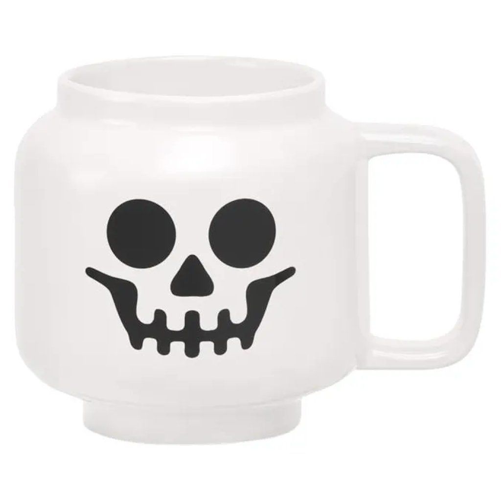 LEGO Tazza in ceramica a forma di testa di scheletro, 530 ml LEGO Tazza in ceramica a forma di testa di scheletro, 530 ml