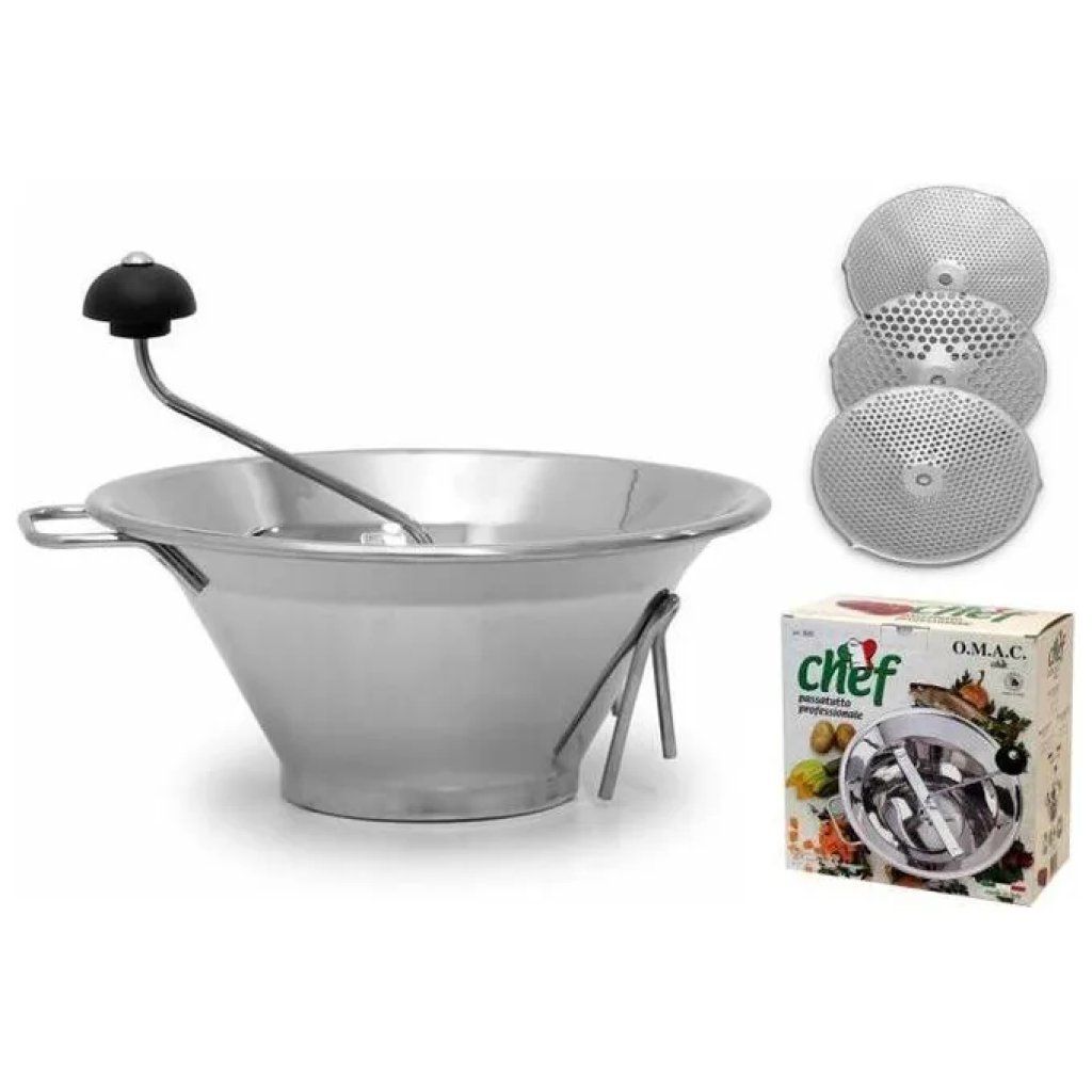 OMAC Chef OMA630080 Passaverdura Professionale Inox 33 cm