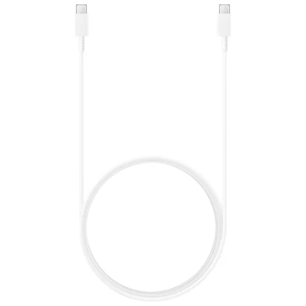 Samsung EP-DX310JWEGEU Cavo USB-C a USB-C, 1,8 m, 3 A, Bianco